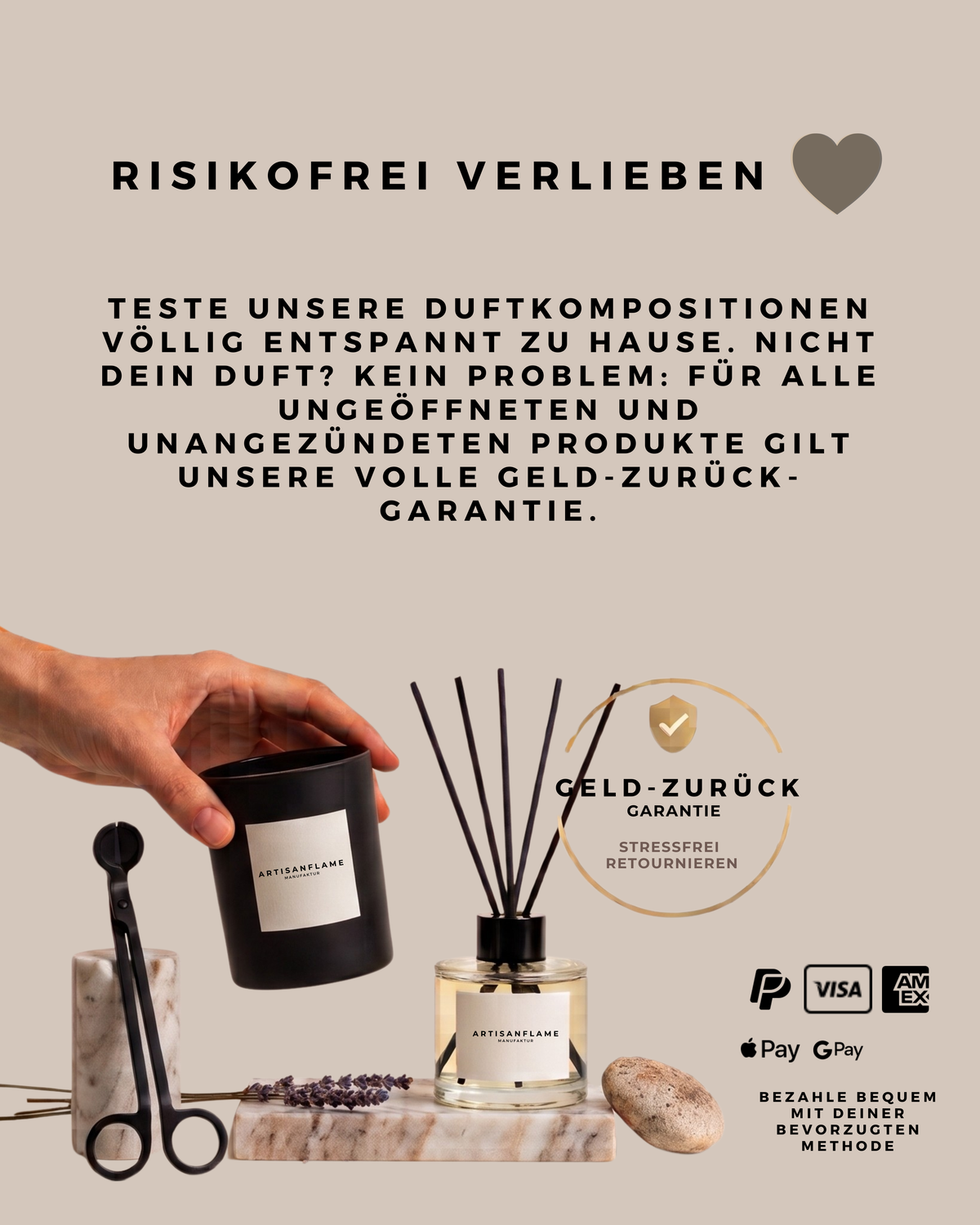Holzdeckel für Duftkerzen – Artisanflame