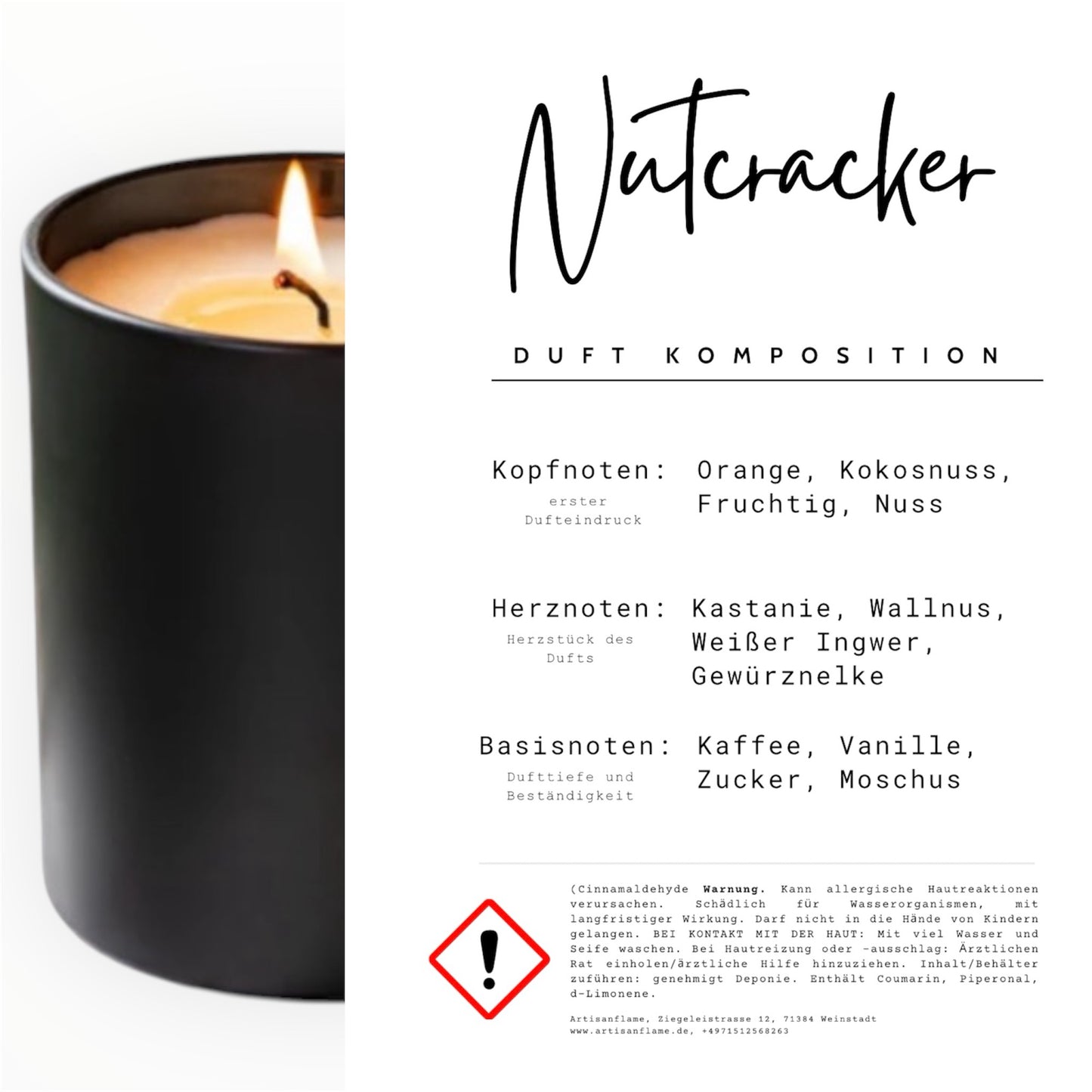 100% Sojakerze mit Auswahl an Duftvarianten ab 50ML