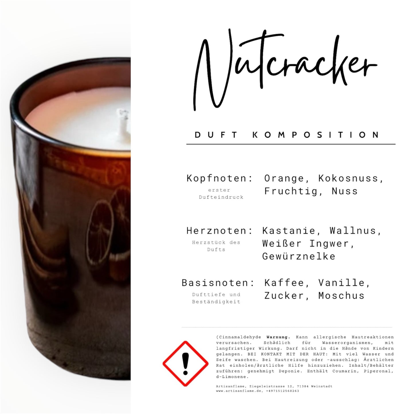 100% Sojakerze mit Auswahl an Duftvarianten ab 50ML