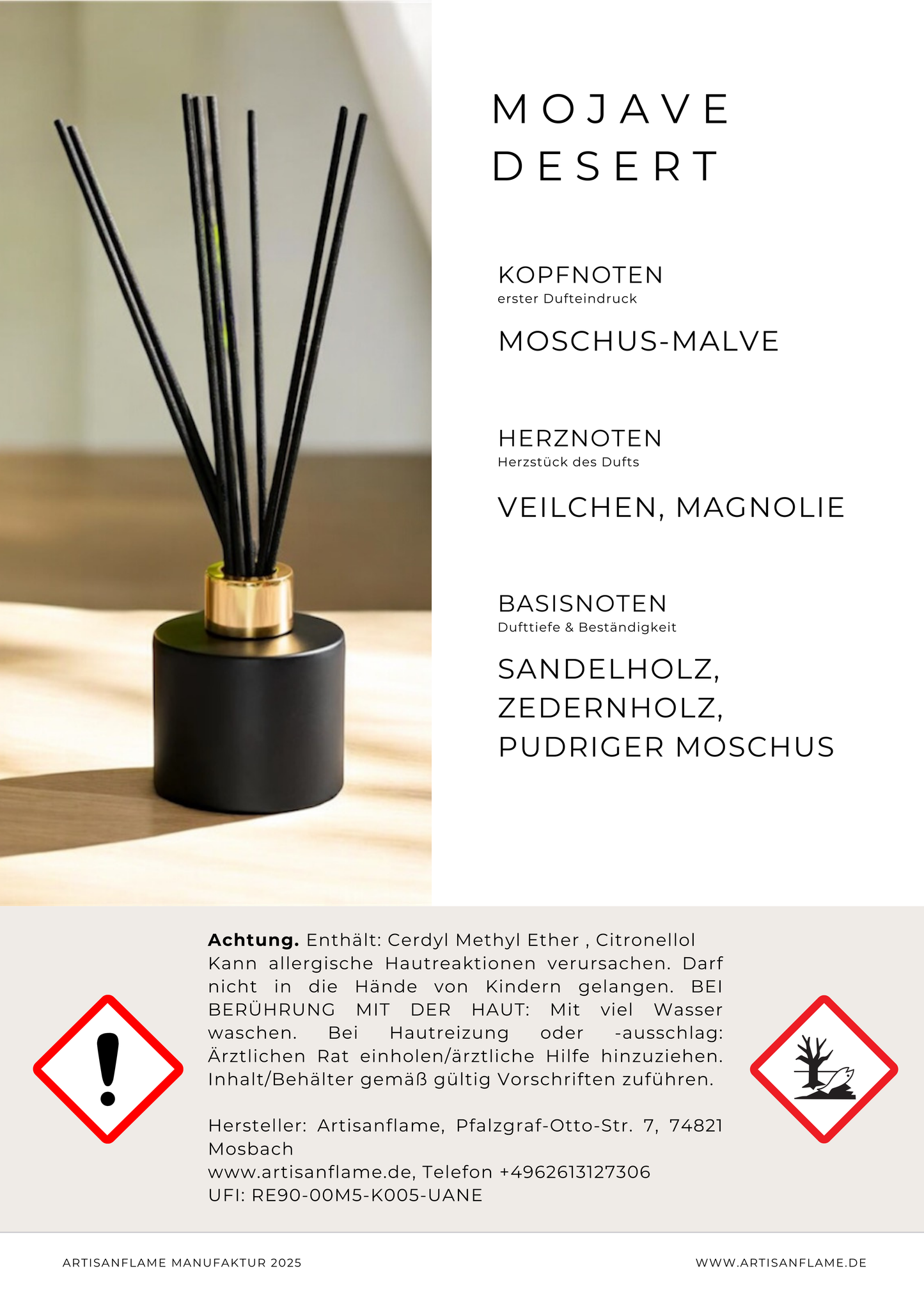 100% veganes Augeo Diffuser mit Auswahl an Duftvarianten in 100ML