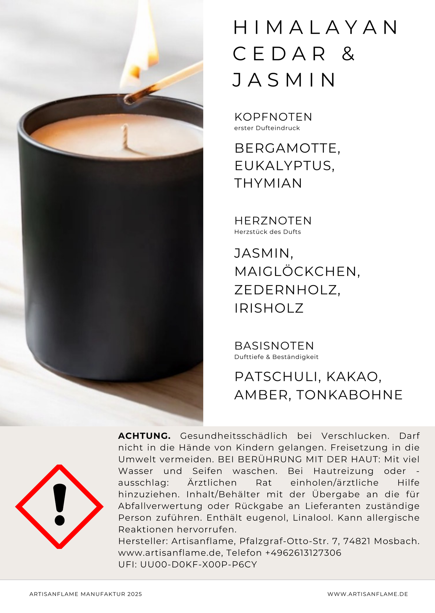 100% Sojakerze mit Auswahl an Duftvarianten ab 50ML