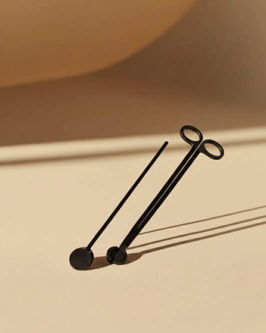 Dochtwerk Kerzenpflege-Set: Dochtschere & Dochtlöscher (2-teilig)