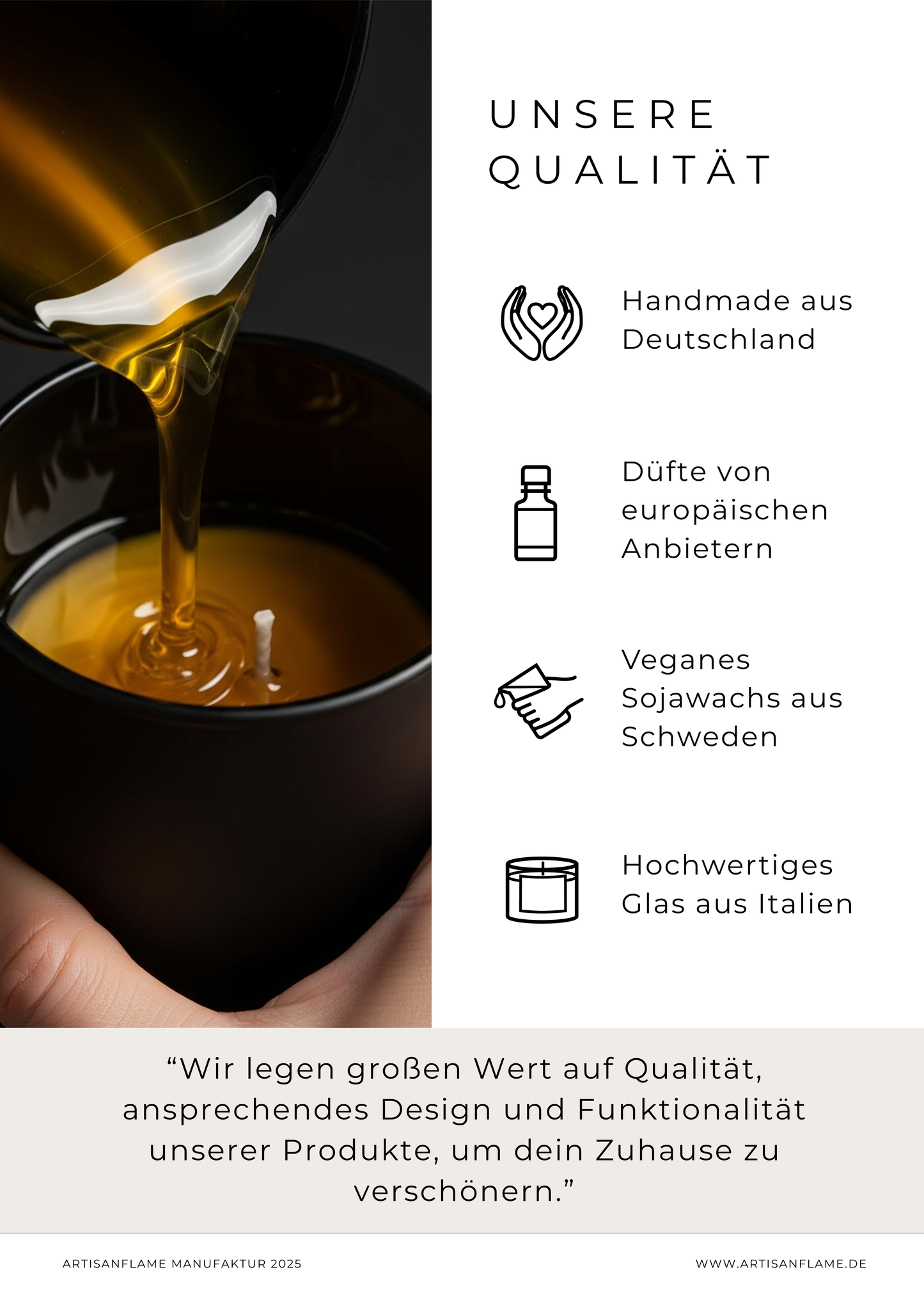 100% Sojakerze mit Auswahl an Duftvarianten ab 50ML