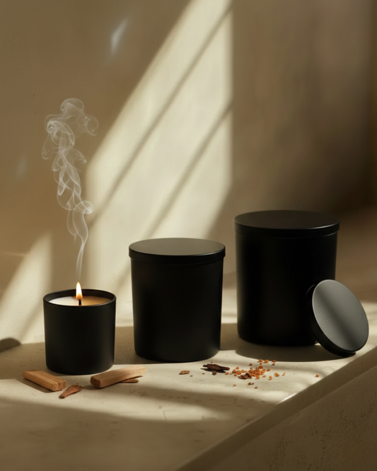 Bois de Santal | Handgegossen aus 100% Sojawachs | Balsamische Erdung | Artisanflame