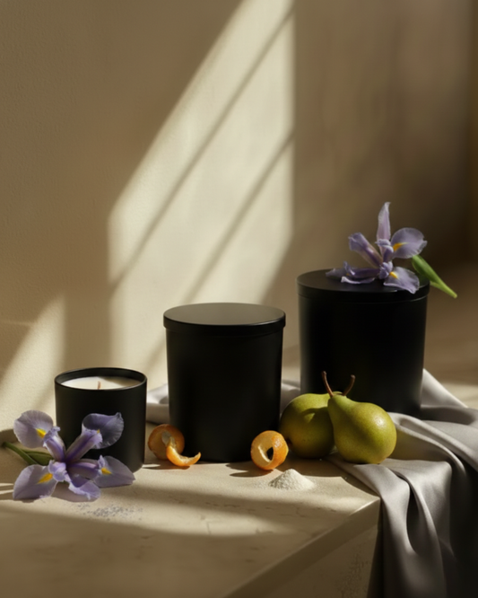 Luna | Handgegossen aus 100% Sojawachs | Sinnlich & Pudrig | Artisanflame