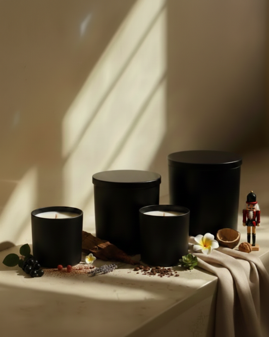 Nutcracker | Handgegossen aus 100% Sojawachs | Nussige Wintermagie | Artisanflame